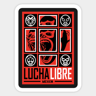 LUCHALIBRE MEXICO Sticker